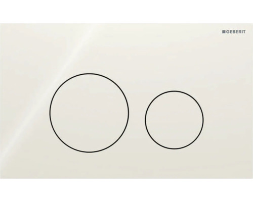 Plaque de commande GEBERIT Sigma40 verre gris sable brillant 115.628.JL.1
