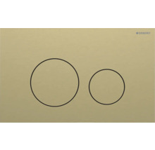 GEBERIT Betätigungsplatte Sigma40 messing gebürstet easy-to-clean-beschichtet 115.628.QF.1