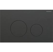 GEBERIT Betätigungsplatte Sigma40 Platte schwarzchrom gebürstet easy-to-clean-beschichtet 115.628.QD.1