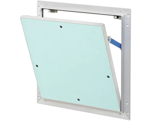Trappe de visite AluNova avec insert en plaque de plâtre GKBI 12,5 mm et dispositif de blocage 300 mm x 300 mm Trappe de visite AluNova avec insert en plaque de plâtre GKBI 12,5 mm et dispositif de blocage 300 mm x 300 mm