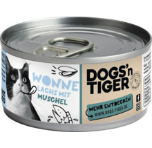 Dose Katzenfutter mit Lachs und Muschel von Dogs''n Tiger
