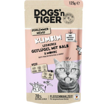 Dogs''n Tiger Katzenfutter Geflügel mit Kalb und Karotte, 125 Gramm