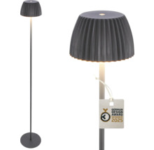 Stehlampe mit Lampenschirm und Fuß