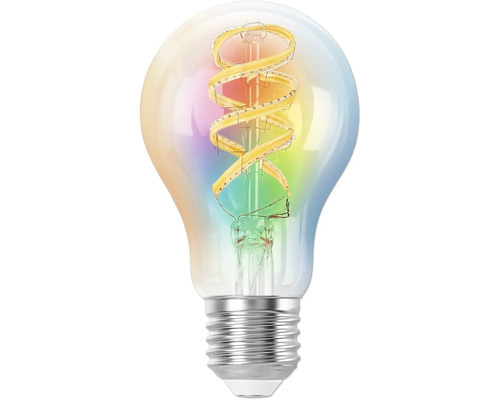LED Lampe mit gewundenem Leuchtfaden