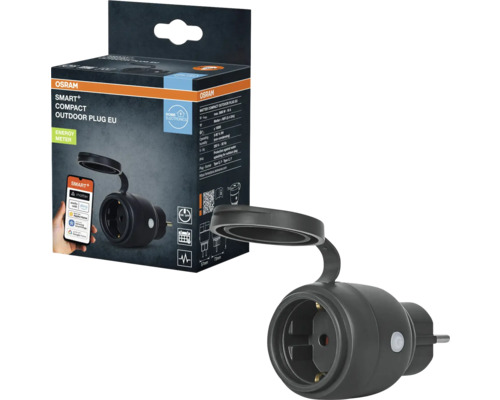 Osram Smart+ Compact Outdoor Prise EU avec fonction de mesure de l'énergie