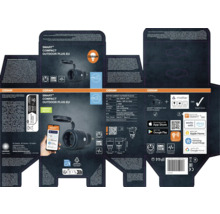 Emballage d'une prise extérieure compacte Osram Smart+ pour l'UE.