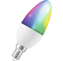 Kerzenlampe mit farbigem Licht