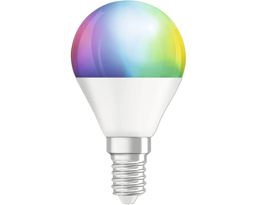 LED Lampe mit E14 Fassung und Farbwechsel