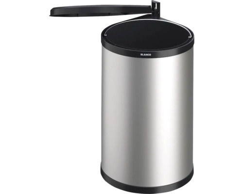 Poubelle Blanco en acier inoxydable avec couvercle pivotant