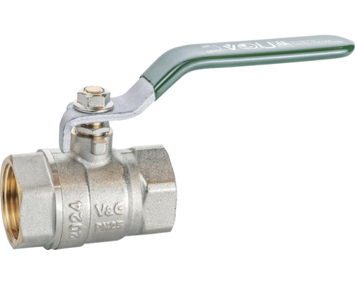Robinet à boisseau sphérique pour eau potable veporit. filetage intérieur x filetage intérieur 1", certifié DVGW