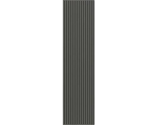 Fjordwall Akustikpaneel Linoleum Schiefer 2400 x 600 x 20 mm Paneel mit Rillenstruktur