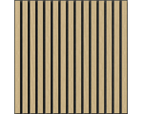 Fjordwall Akustikpaneel Eiche 2er Pack 600x600mm Holzpaneele zur Wandgestaltung