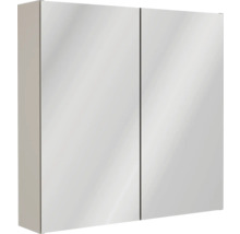 Armoire de toilette à miroir avec deux portes pour salle de bains