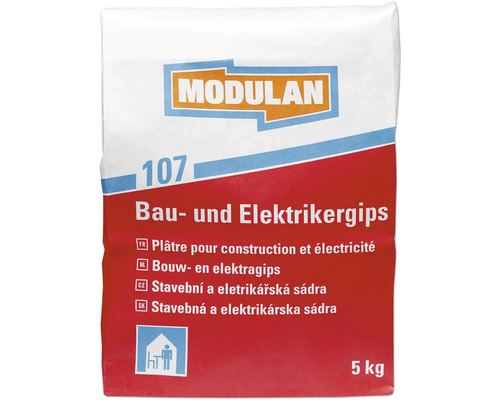 Plâtre pour construction et électricité MODULAN 107 blanc 5 kg