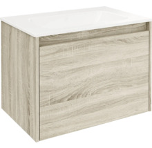 Meuble sous-lavabo avec un tiroir et un lavabo