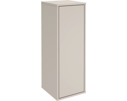 Armoire midi FACKELMANN Compact Line lxhxp 302 x 842 mm x 320 mm couleur de façade cachemire Armoire de salle de bains avec une porte