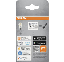 Osram Smart Filament Classic A 60 E27 dimmbare Lampe Verpackungshinweis
