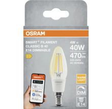 Osram Smart Filament Classic B 40 E14 dimmbare LED-Lampe