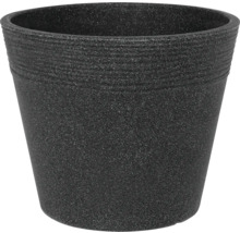 Schwarzer Pflanztopf