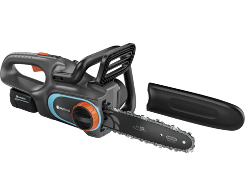 Tronçonneuse à batterie Gardena avec protection de lame