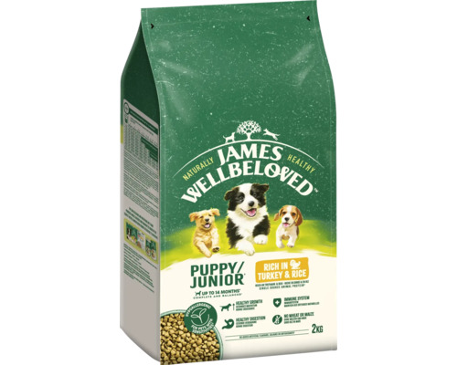 James Wellbeloved Welpenfutter mit Truthahn und Reis, 2 Kilogramm