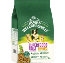 James Wellbeloved Aliment sec Superfoods Adult, 10 kilogrammes, à la dinde, au chou frisé et au quinoa