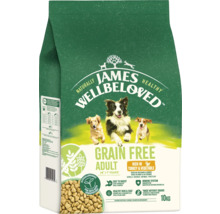 Aliment pour chien James Wellbeloved Adult, sans céréales, à la dinde et aux légumes, 10 kg
