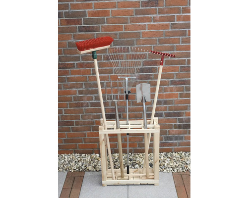 Support à outils promadino 21,8 x 60,2 x 70 cm naturel