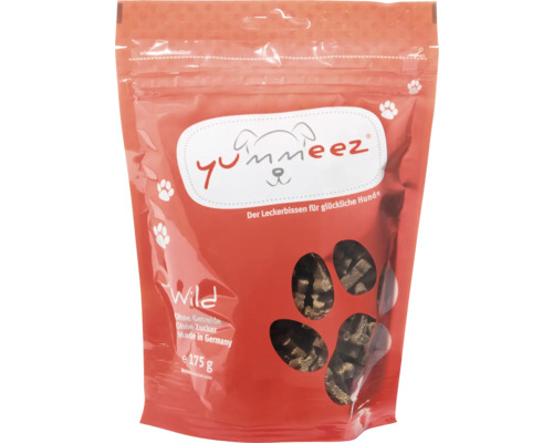 Yummeez Wild Hundesnack Packung mit 175 Gramm Inhalt