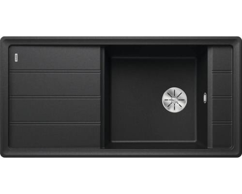 Évier en matériau composite avec égouttoir