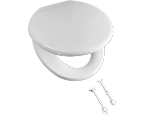 Abattant WC form&style Thun blanc avec frein de chute