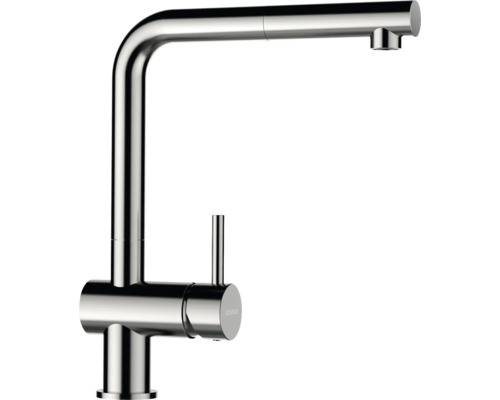 Robinet de cuisine avec bec extractible Schock Epos acier inoxydable brossé 540120EDO Robinet de cuisine en métal