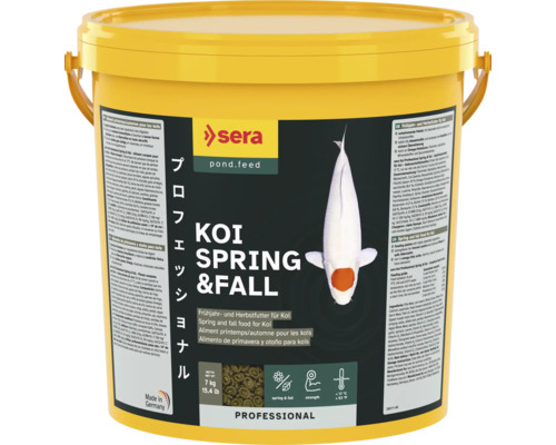 Nourriture pour carpes koï sera Koi Professional Spring & Fall 21 l (7 kg) nourriture pour poissons de bassin, nourriture pour le printemps et l'automne
