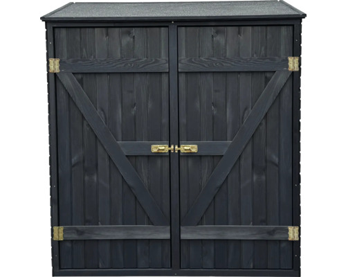 Armoire de jardin promadino 149 x 77 x 164 cm anthracite