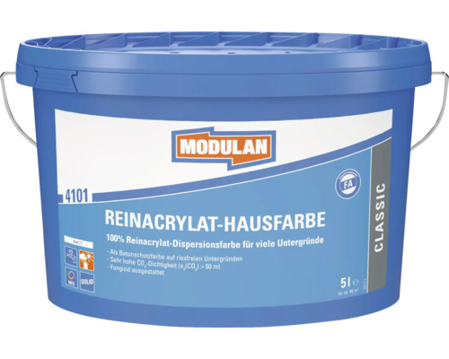 Eimer Reinacrylat-Hausfarbe von Modulan mit 5 Litern Inhalt