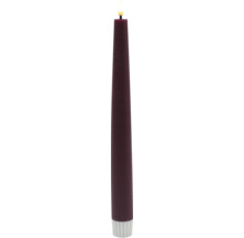 Bougie pilier décorative avec flamme LED et fonction de minuterie