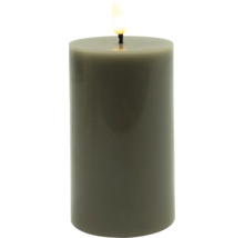 Bougie pilier décorative avec flamme LED