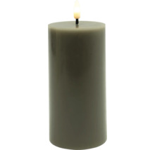 Bougie pilier décorative avec flamme électronique