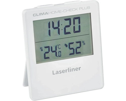 Thermo-hygromètre numérique Laserliner Clima Home Check Plus pour mesurer la température et l''humidité