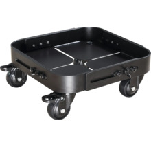 Support à plantes en métal avec quatre roues