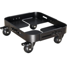 Plateau roulant en métal avec quatre roues