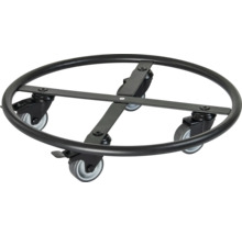 Support à plantes à roulettes en métal avec quatre roues