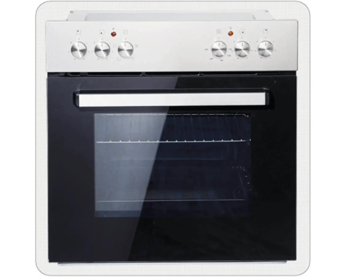 Backofen mit Bedienelementen und Glastür