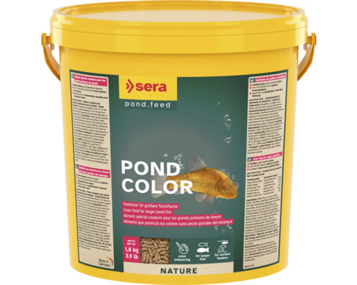 Teichfischfutter sera Pond Color 10 L (1,8 kg), Farbfutter Sticks