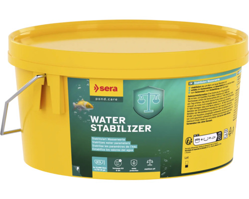 Teichpflegemittel sera Pond Water Stabilizer 2,2 L (2,4 kg), stabilisiert Wasserwerte wie pH und Karbonathärte, reduziert Stress und Krankheitsanfälligkeit