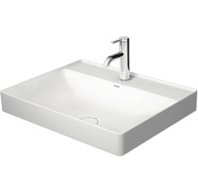 Vasque à poser rectangulaire avec robinet