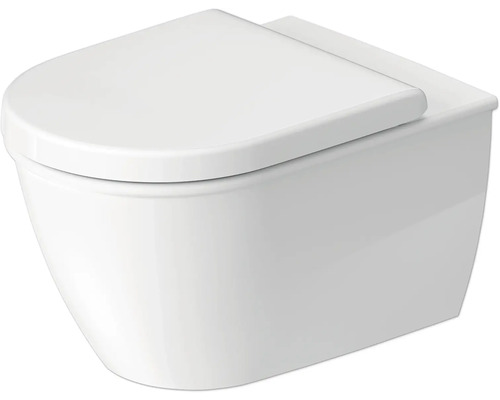 DURAVIT Wand-WC Darling New Tiefspüler mit Spülrand weiß glänzend ohne WC-Sitz 2545090000 Wand-Tiefspülklosett aus Sanitärkeramik