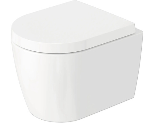 WC suspendu à fond creux avec siège de WC