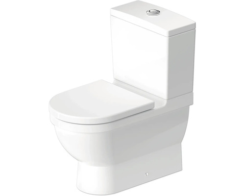 Stand-WC aus Keramik mit Spülkasten