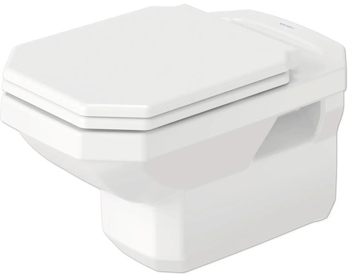 WC suspendu à fond creux avec siège de WC